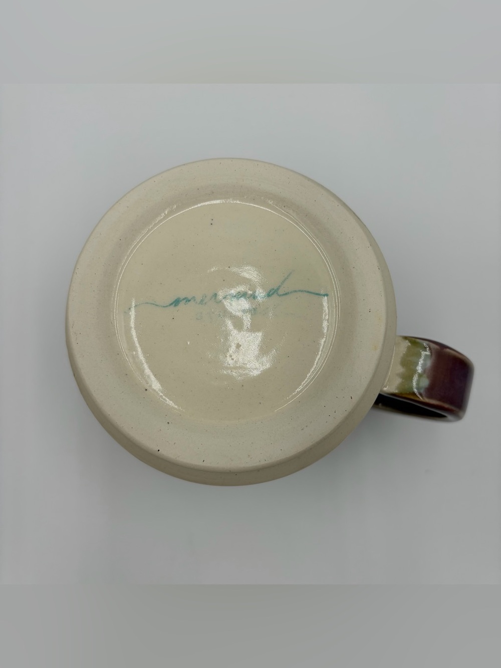 Mermud Studio Pottery Mushroom Purple Ceramic Coffee Mug - Picture 6 of 10